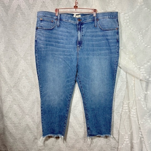 NWT MAdewell The perfect vintage crop jeans in Ainsworth wash size 37P - Picture 3 of 12